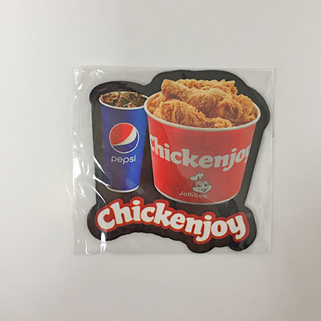 Printing refrigerator adhesive magnets